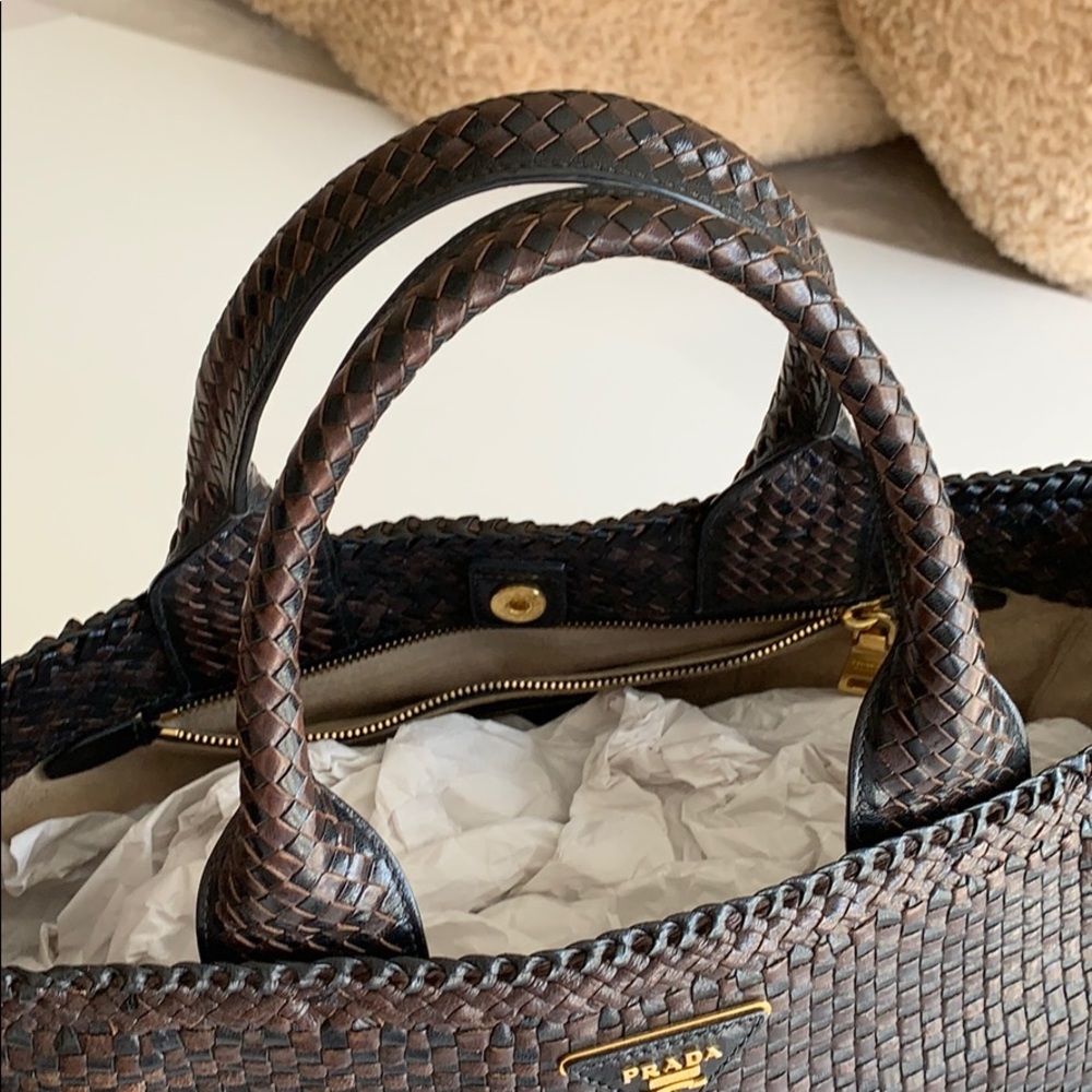 Prada Madras Tote - Picture 4 of 16